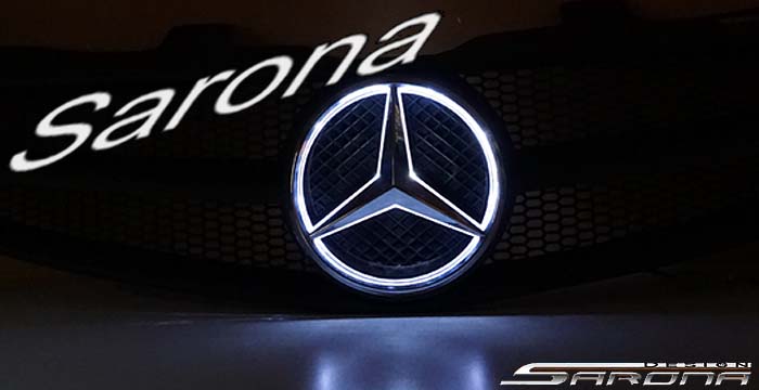 Custom Mercedes S Class  Sedan Grill (2007 - 2009) - $1150.00 (Part #MB-028-GR)